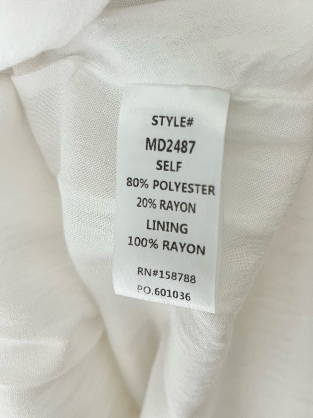Mable White Midi Dress - Picture 4 of 4